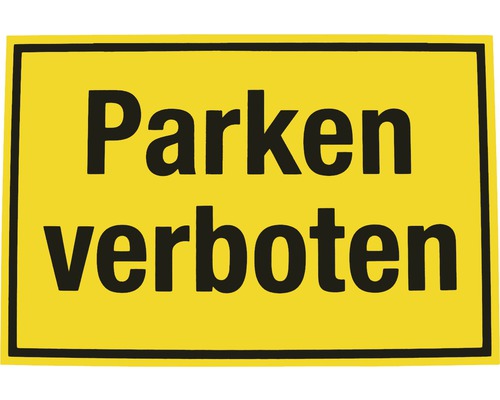 Verbotsschild Parken verboten 200x300 mm