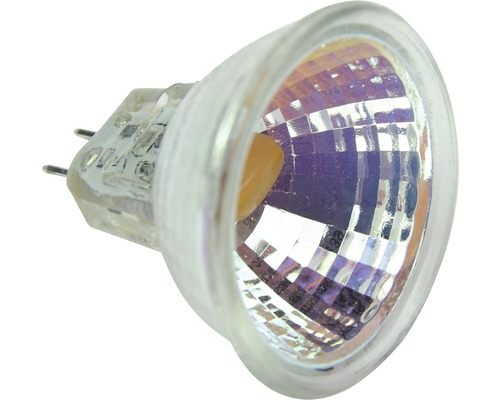 LED Reflektorlampe dimmbar MR11 GU4/1,5W 90 lm 2700 K warmweiß COB Spot klar/silber-0