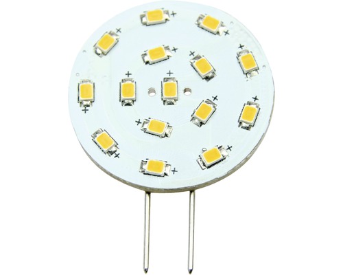LED Plättchen dimmbar G4/1,5W 150 lm 2700 K warmweiß SMD-Modul 15er klar/silber