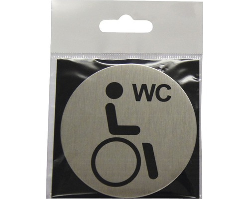Behinderten-WC Schild Aus Aluverbund – 12x12 Cm, Wetterfest & Made In Germany