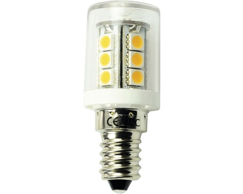 LED SMD Stiftsockellampe dimmbar E14/2,3W 250 lm 3000 K warmweiß 18er klar/silber nur im Niedervolt Bereich verwenbar-0