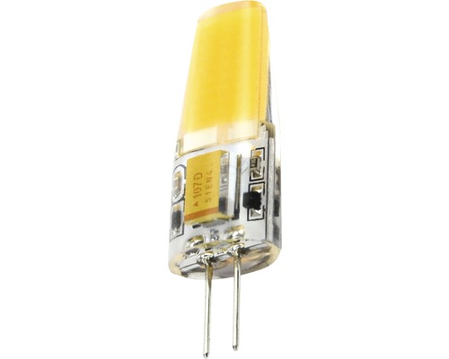 LED COB Chip-Stiftsockelampe dimmbar G4/2,5W 240 lm 3000 K warmweiß 1er klar/silber