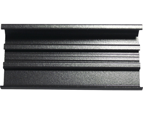 U-Seitenführung S3 für Plissee nach Maß 28&34 mm schwarz