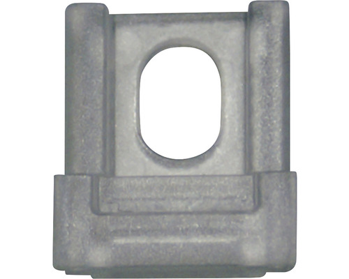 Fensterbeschlag aus Metall mit rechteckiger Öffnung