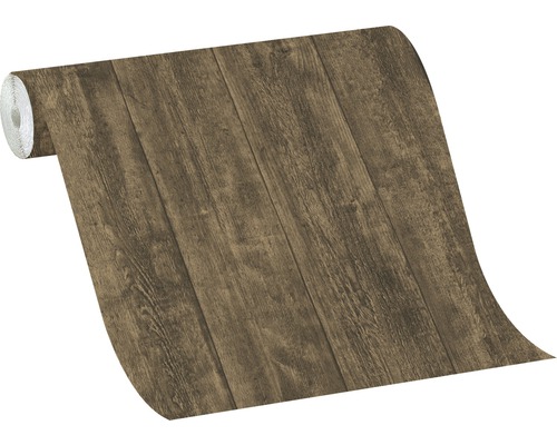 Tapetenrolle mit Holzplankenmuster
