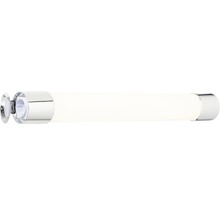 LED Badleuchte mit Steckdose IP44 850 lm 4000 K L 60 cm Horace chrom/weiß
