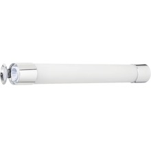 LED Badleuchte mit Steckdose IP44 850 lm 4000 K L 60 cm Horace chrom/weiß