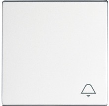 Weißer Klingeltaster mit Klingelsymbol