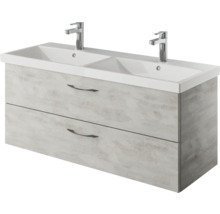 Waschtischunterschrank Pelipal Xpressline 4035 BxHxT 116 x 48,2 cm x 43,5 cm Frontfarbe grau 4035.031101
