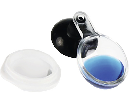 Saugthermometer mit Saugnapf und Schutzkappe