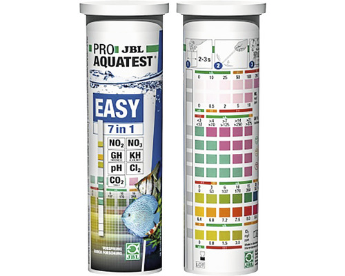 JBL Pro Aquatest Easy 7-in-1 Teststreifen zur Wasseranalyse