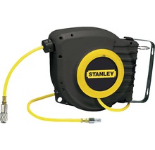 Stanley Druckluft-Schlauchaufroller mit Schlauch und Schnellkupplung