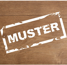 Musteraufdruck auf Holz