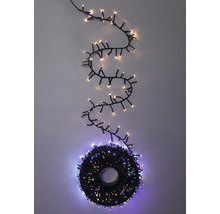 Lanterne LED Lafiora h 31,5 cm scintillant noir, argent - HORNBACH