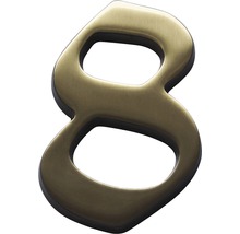 Hausnummer Bronze satiniert "8" 120 mm