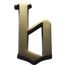 Hausnummer Bronze satiniert "b" 80 mm