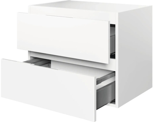 Waschtischunterschrank mit zwei Schubladen