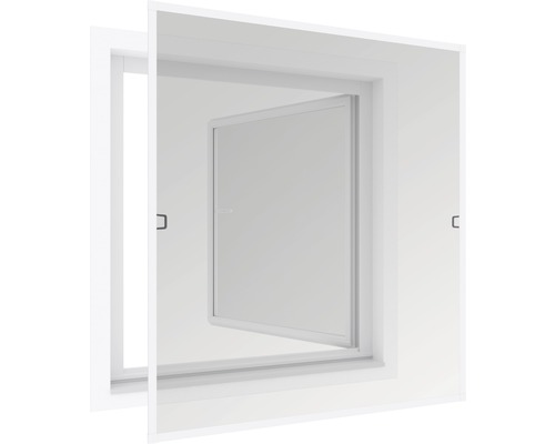Insektenschutz Spannrahmen für Fenster PLUS FLAT weiß 100x120 cm