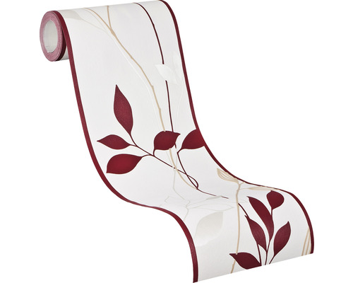 Rolle Papier-Tapete mit Blattmuster