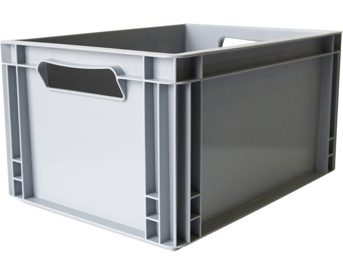 Stapelbox Eurobox 20 l 400x220x300 mm grau Kunststoffbox mit Tragegriffen