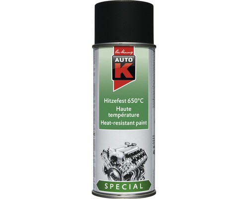 Auto-K Special Lackspray schwarz 400 ml Hitzefest bis 650° C