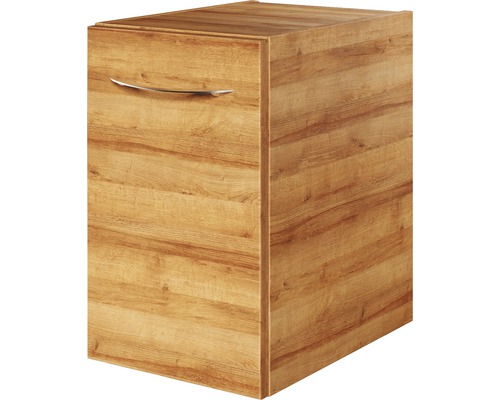 Unterschrank pelipal Xpressline 1 Tür 4035 Breite 30 cm Eiche Riviera mit Griff Holzfarbener Unterschrank mit Schublade und Griff