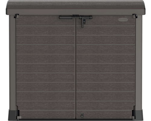 Mülltonnenbox StoreAway DuraMax 1200 l 145 x 82,5 x 125 cm braun
