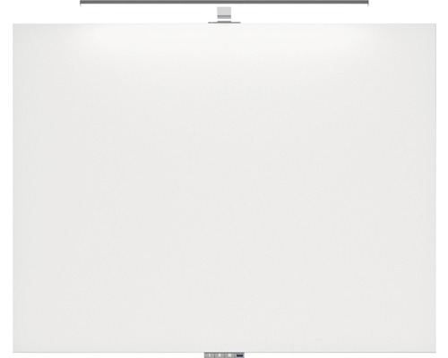 Weißer Spiegelschrank mit Beleuchtung