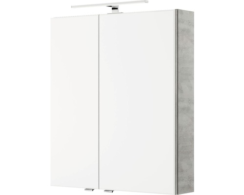 Spiegelschrank mit Beleuchtung und zwei Türen