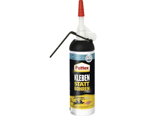 Pattex Montagekleber Kleben statt Bohren weiß 133 g Pattex Kleben statt Bohren Montage-Druckluftkleber Dose