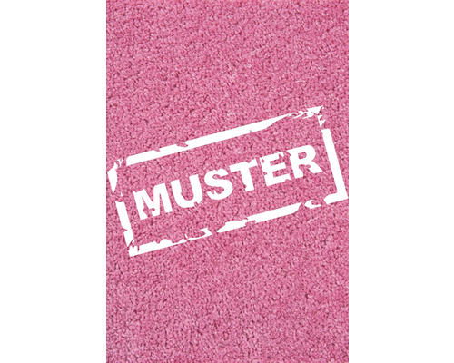 Handmuster Teppichboden Ines Frisee Uni pink