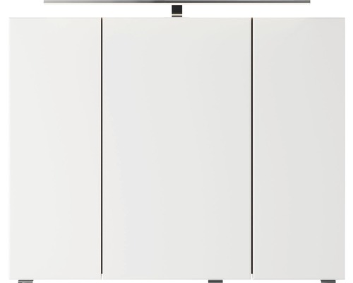 Spiegelschrank Pelipal Xpressline 4035 90 x 14,5 x 70,3 cm eiche 3-türig LED IP 44 Dreitüriger Badezimmerschrank mit Beleuchtung
