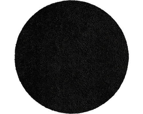 Badteppich spirella Highland 60 x 60 cm schwarz
