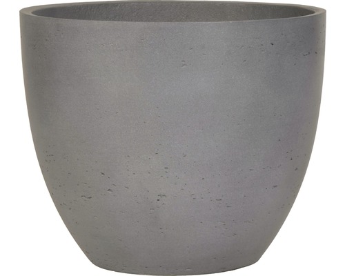 Grauer Pflanztopf aus Beton