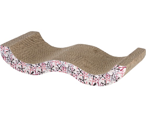 Kratzbrett Browse mit separatem CatNip-Beutel 45x18,5x8,5 cm Wellpapp-Katzenkratzbrett mit Muster