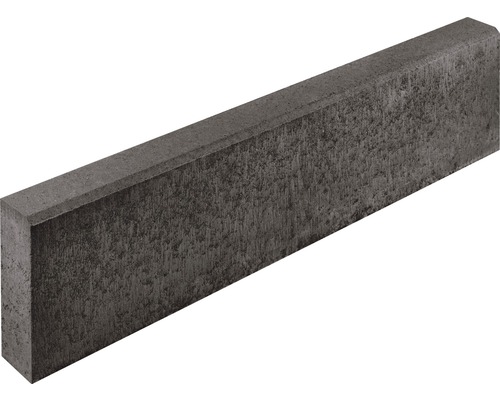 Beton Tiefbordstein anthrazit einseitig gefast 100 cm x 8 cm x 20 cm