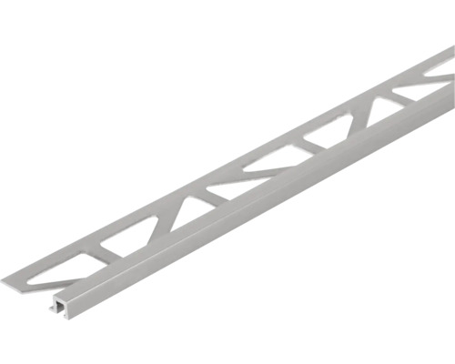 Quadrat-Abschlussprofil Squareline Aluminium Länge 250 cm Höhe 9 mm