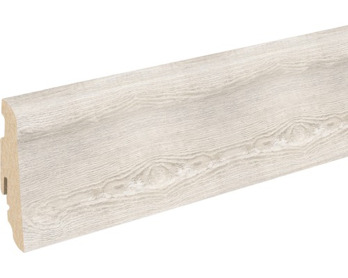 Sockelleiste FU060L Kiefer FOKI298 foliert 2400 x 58 x 19 mm Sockelleiste mit Holzstruktur