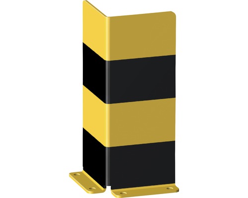 Rammschutz Anfahrschutz L-Winkel gelb schwarz, zum Aufschrauben-0