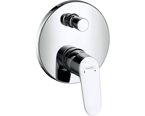 Unterputz Wannenmischer hansgrohe Focus 31946000 mit integrierter Sicherungskombination nach EN1717 31946000-0