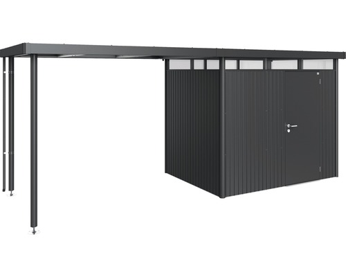 Stahl Gerätehaus mit Carport