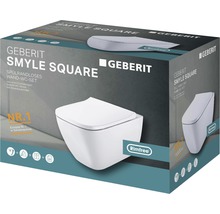 Geberit Smyle Square spülrandloses Wand-WC-Set im Karton