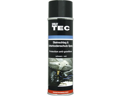SprayTec Steinschlag & Unterbodenschutz Spray schwarz 500 ml Spraydosen Steinschlagschutz und Unterbodenschutz Spray