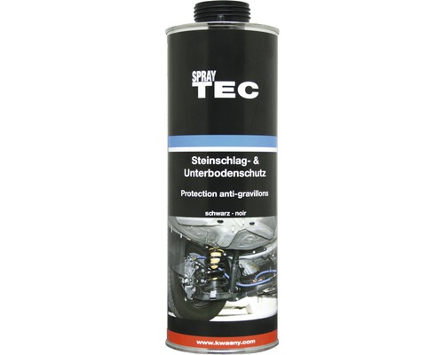 SprayTec Steinschlag & Unterbodenschutz Spray schwarz 1000 ml Spraydose Steinschlagschutz und Unterbodenschutz