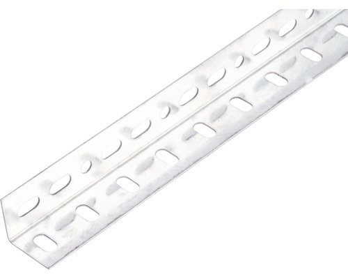 Conceptor Winkelprofil gelocht verzinkt 25x25x1 mm, 1m Lochwinkel aus Metall