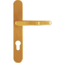 Beschlagset Compact Drücker/Drücker Kunststoff Braun