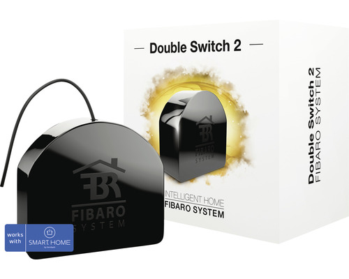 Fibaro Double Switch 2 Relais mit Repeaterfunktion - Kompatibel mit SMART HOME by hornbach