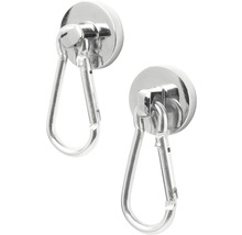 Dekomagnet Snap 2er-Set silber