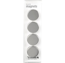 Dekomagnet Silver 4er-Set silber-thumb-1