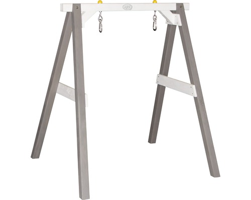 Schaukelgestell aus Holz mit Aufhängung für Schaukeln